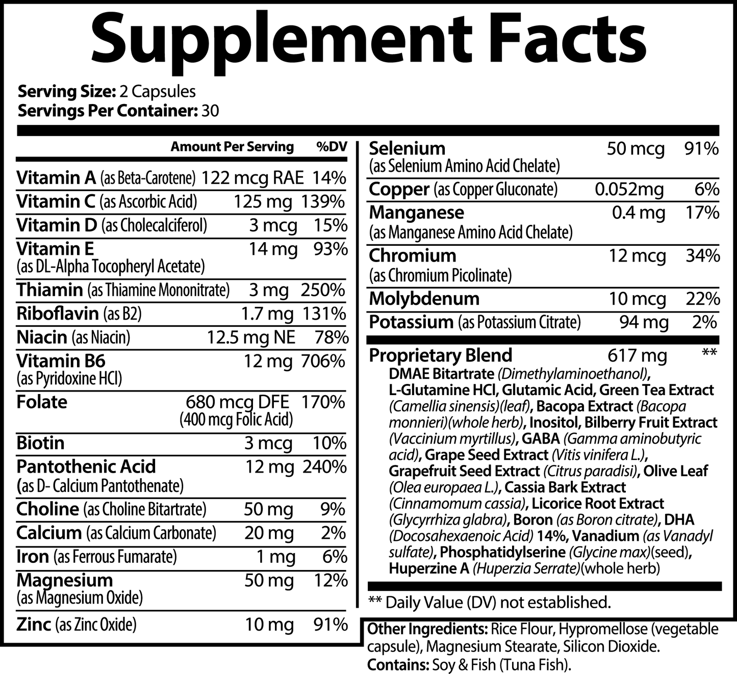The Brain & Focus Formula
